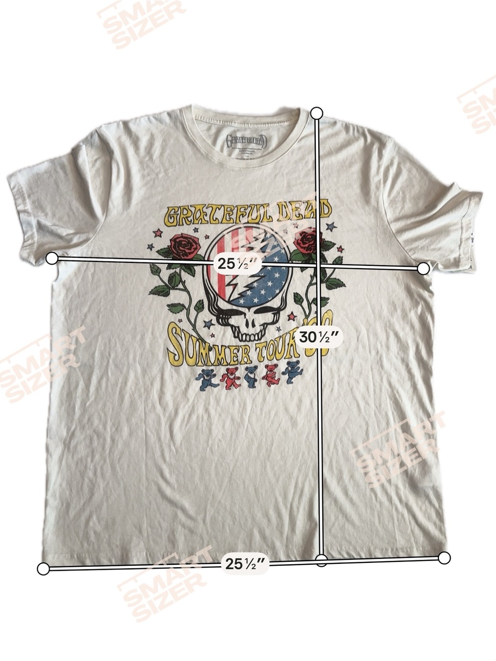 Lucky Brand Grateful Dead Summer Tour ’90 Graphic Tee NWT XXL - Picture 4 of 7